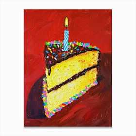 Birthday Cake 4 Canvas Print