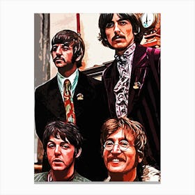 Beatles music band 2 Canvas Print