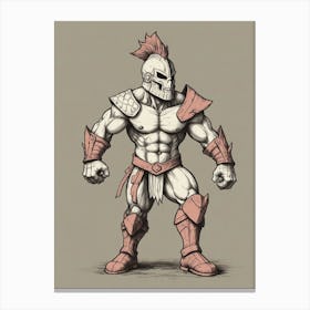 Spartan Warrior Canvas Print