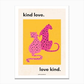 Kind Love Canvas Print