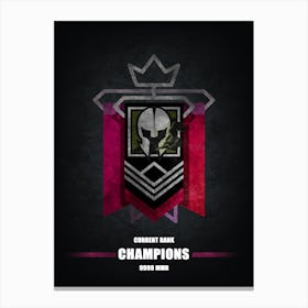 Maestro Rainbow Six 1 Canvas Print