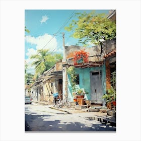 Old Manila Street 2 Canvas Print