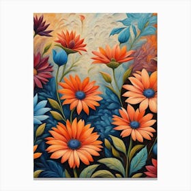 Daisies 1 Canvas Print