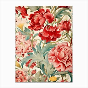 Floral Wallpaper 111 Canvas Print