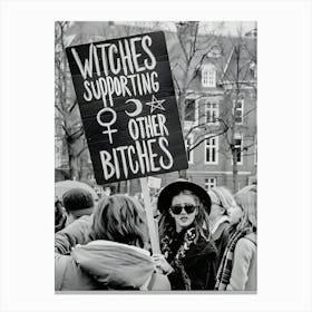 Witches Supporting Other Bitches Canvas Print