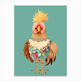 Colorful Chicken Canvas Print