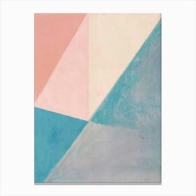 Sailing In Pastel Colors Canvas Print