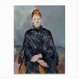 Madame Cézanne, Paul Cézanne Canvas Print