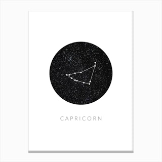 Capricorn Constellation Canvas Print