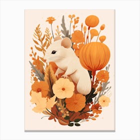 Fall Foliage Mouse 1 Canvas Print