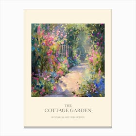 Cottage Garden Poster Enchanted Meadow 6 Canvas Print