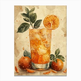 Orange Juice Cocktail 8 Canvas Print