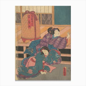 Print 26 By Utagawa Kunisada Canvas Print