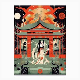 Kabuki Theater Japanese Style 11 Canvas Print