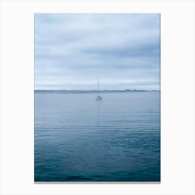 Sailboat On The Water Canvas Print