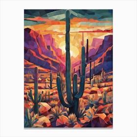 Arizona Cactus 1 Canvas Print