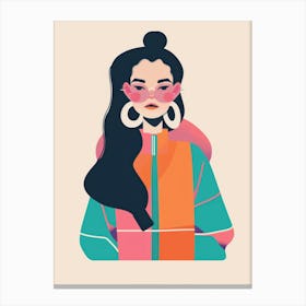 Asian Girl 8 Canvas Print