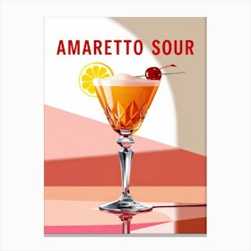 Amaretto Sour Canvas Print