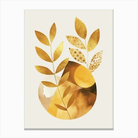 Golden Leaves 42 Canvas Print