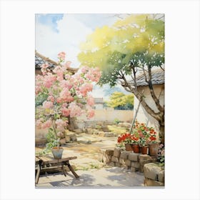 The Garden Of Morning Calm South Korea 3 Canvas Print