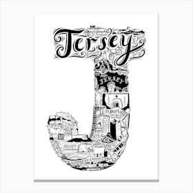 Jersey Canvas Print