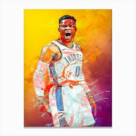 Russell Westbrook Oklahoma City Thunder 1 Canvas Print