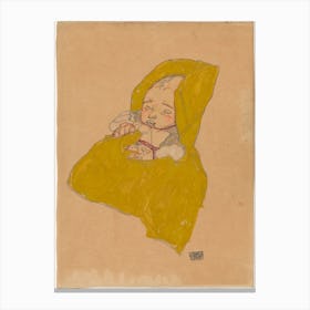 Infant In A Changing Pad (1915), Egon Schiele Canvas Print