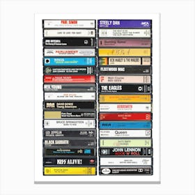 1975 Music - Cassette Print - Born in '75 Canvas Print