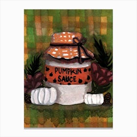 Fall Pumpkin Spice Canvas Print