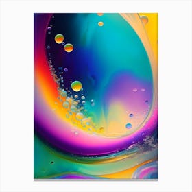 A Bubble Bath Water Waterscape Bright Abstract 1 Canvas Print