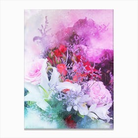 Watercolor Flowers 1 Canvas Print