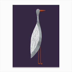 Heron Stork Bird Canvas Print