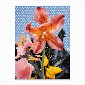 Surreal Florals Daffodil 1 Flower Painting Canvas Print