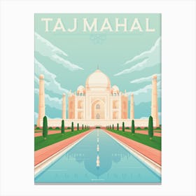 Taj Mahal India Canvas Print