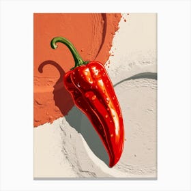 Red Chili Pepper 6 Canvas Print