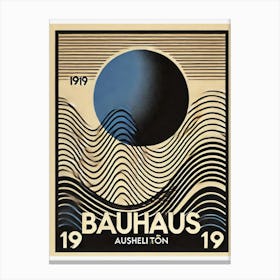 bauhaus exhibition poster 2 Canvas Print