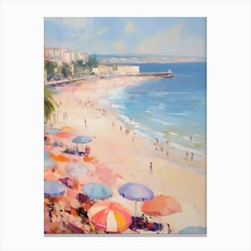 Sunny Day On The Beach Canvas Print