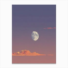 Full Moon In The Sky Canvas Print