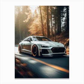 Audi R8 Sports Car Canvas Print