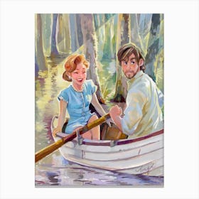 Gouache Illustration The Notebook Canvas Print