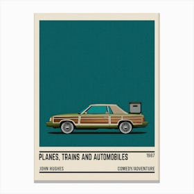 Planes, Trains & Automobiles Movie Car Canvas Print