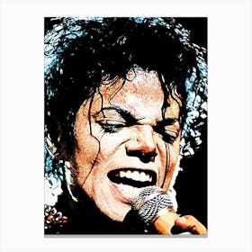 Michael Jackson king of pop music 26 Canvas Print