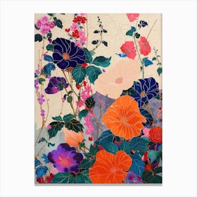 Great Japan Hokusai Japanese Flowers 21 Canvas Print