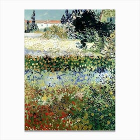 Claude Monet Garden Canvas Print