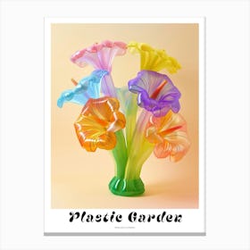 Dreamy Inflatable Flowers Poster Peacock Flower 2 Canvas Print