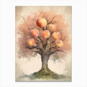 Peach Tree 1 Canvas Print