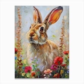 New Zealand Rabbit Painting 3 Canvas Print