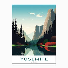 Usa Yosemite Travel Canvas Print