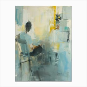 'A Man In A Chair' Canvas Print