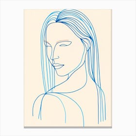 Woman'S Face 1 Canvas Print